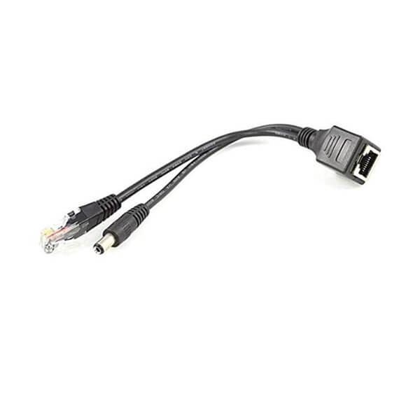 RJ45連接線網絡接口母轉水晶公頭和DC耳機公頭轉換線20CM RJ45連接線網絡接口母轉水晶公頭和DC耳機公頭轉換線20CM