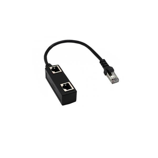 RJ45分流適配器1公轉2母Cat5/Cat6以太網絡插件延長線20CM