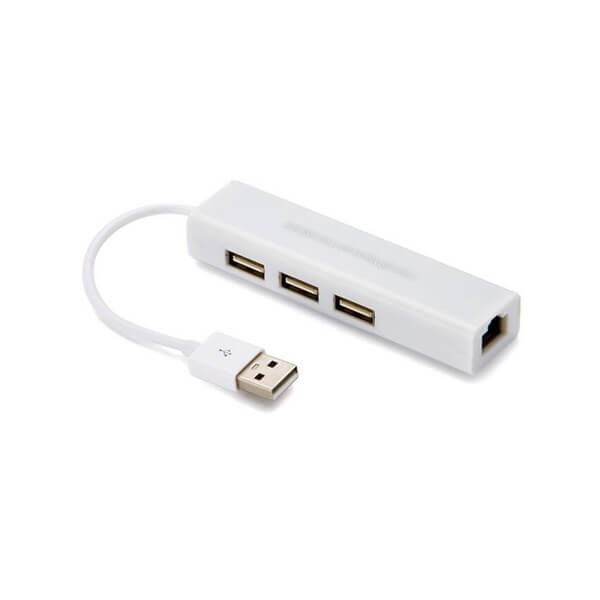 USB2.0轉RJ45以太網筆記本電腦外置百兆網卡+3口HUB轉換器 USB2.0轉RJ45以太網筆記本電腦外置百兆網卡+3口HUB轉換器