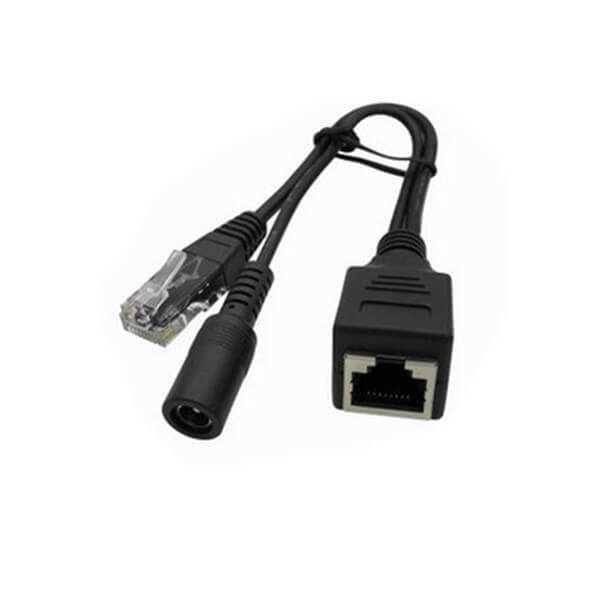 RJ45帶供電POE連接線插座以太網傳輸器轉公頭RJ45+DC連接線20CM RJ45帶供電POE連接線插座以太網傳輸器轉公頭RJ45+DC連接線20CM