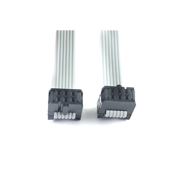 2.54mm間距,排線,2x3針,6針,6線,IDC扁平帶狀電纜,長度2m連接器