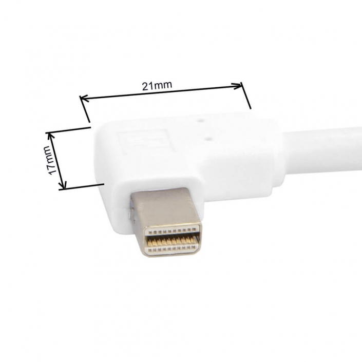 Mini+DisplayPort+ 轉HDMI公轉母轉接線0.5米 Mini+DisplayPort+ 轉HDMI公轉母轉接線0.5米