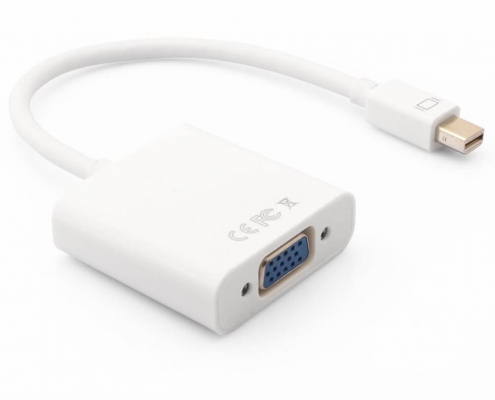 VGAMiniDisplayPort直式MDP公頭轉(zhuǎn)VGA母頭連接線0.5米