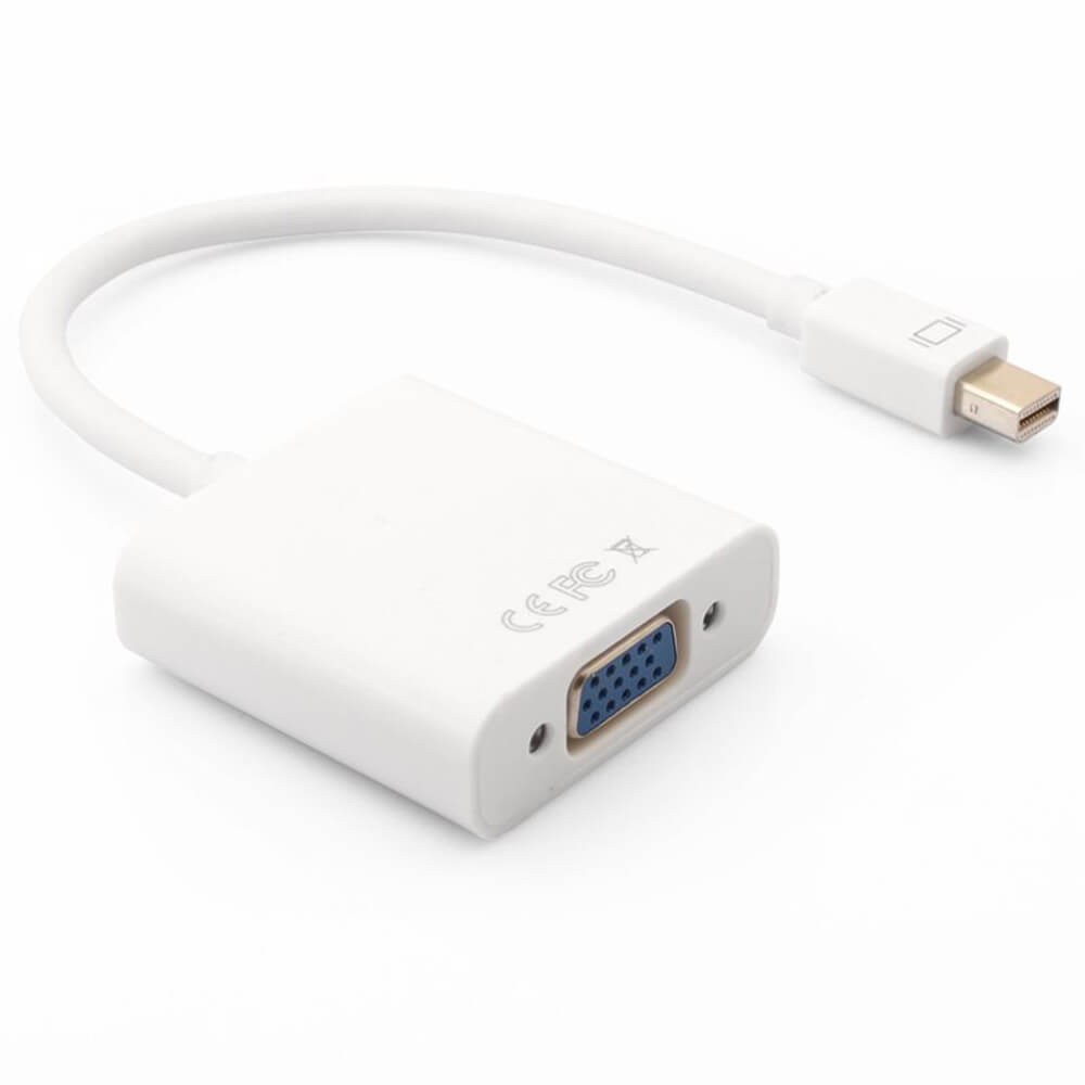 VGAMiniDisplayPort直式MDP公頭轉VGA母頭連接線0.5米