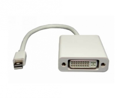 MiniDisplayPort轉(zhuǎn)DVI線直式公頭MDP轉(zhuǎn)DVI母頭轉(zhuǎn)接線0.5米