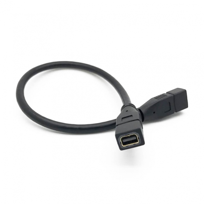 MiniDisplayPort母頭轉MiniDisplayPort母頭直式延長線30cm MiniDisplayPort母頭轉MiniDisplayPort母頭直式延長線30cm