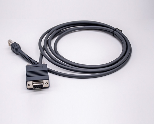 DB9針母頭轉RJ45黑色2/3米裝配線