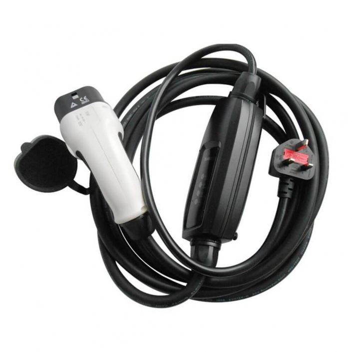 歐標type2充電槍 香港特斯拉tesla寶馬i3充電線-Type2-英式插頭13A