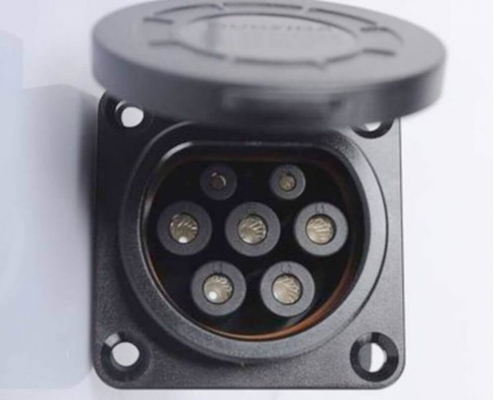 新國標交流充電槍16A_32A GB_T20234 7孔樁端充電插座