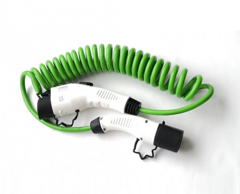 歐標(biāo)轉(zhuǎn)美標(biāo)新能源充電器電動車雙頭充電槍充電線16A 1米